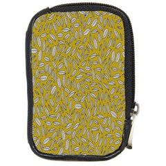 Leaves-014 Compact Camera Leather Case by nateshop