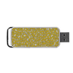 Leaves-014 Portable Usb Flash (one Side) by nateshop