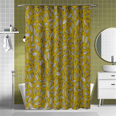 Leaves-014 Shower Curtain 48  X 72  (small)  by nateshop