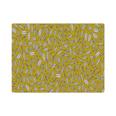 Leaves-014 Premium Plush Fleece Blanket (mini) by nateshop