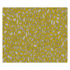 Leaves-014 Premium Plush Fleece Blanket (small) by nateshop