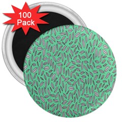 Leaves-015 3  Magnets (100 Pack) by nateshop