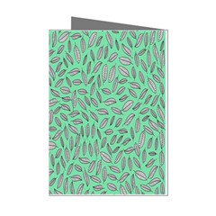 Leaves-015 Mini Greeting Cards (pkg Of 8) by nateshop