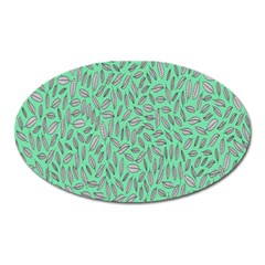 Leaves-015 Oval Magnet