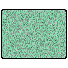 Leaves-015 Fleece Blanket (large) by nateshop