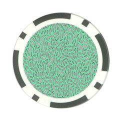 Leaves-015 Poker Chip Card Guard (10 Pack) by nateshop