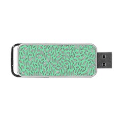 Leaves-015 Portable Usb Flash (one Side) by nateshop