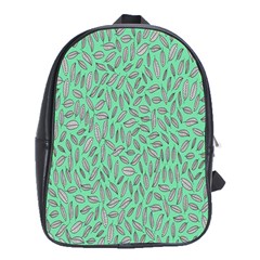 Leaves-015 School Bag (xl) by nateshop