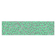 Leaves-015 Oblong Satin Scarf (16  X 60 ) by nateshop