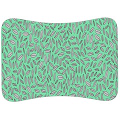 Leaves-015 Velour Seat Head Rest Cushion by nateshop