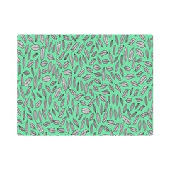 Leaves-015 Premium Plush Fleece Blanket (mini) by nateshop