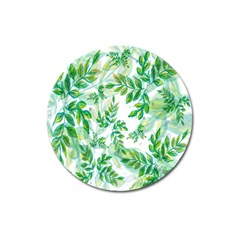 Leaves-37 Magnet 3  (round) by nateshop