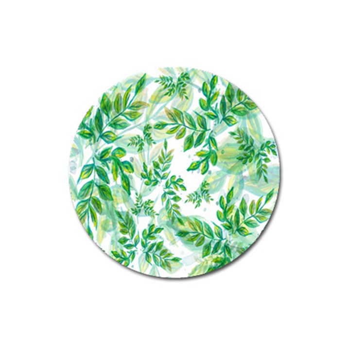 Leaves-37 Magnet 3  (Round)