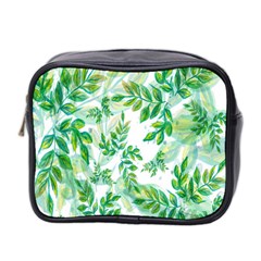 Leaves-37 Mini Toiletries Bag (two Sides) by nateshop