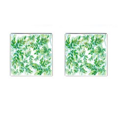 Leaves-37 Cufflinks (square) by nateshop