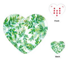 Leaves-37 Playing Cards Single Design (heart) by nateshop