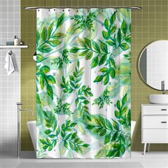 Leaves-37 Shower Curtain 48  X 72  (small)  by nateshop