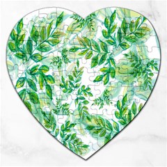 Leaves-37 Jigsaw Puzzle (heart) by nateshop