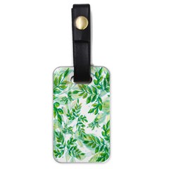 Leaves-37 Luggage Tag (one Side) by nateshop