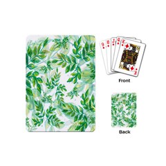 Leaves-37 Playing Cards Single Design (mini) by nateshop