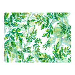 Leaves-37 Two Sides Premium Plush Fleece Blanket (mini) by nateshop