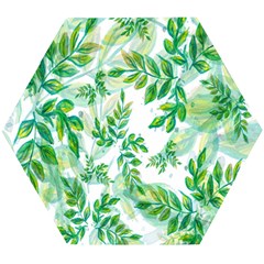 Leaves-37 Wooden Puzzle Hexagon by nateshop