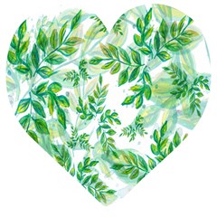 Leaves-37 Wooden Puzzle Heart by nateshop