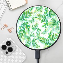 Leaves-37 Wireless Fast Charger(black) by nateshop