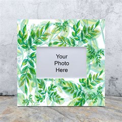 Leaves-37 White Box Photo Frame 4  X 6 