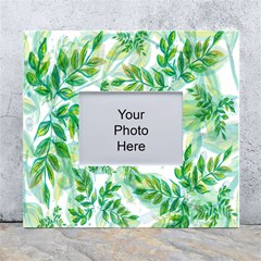 Leaves-37 White Wall Photo Frame 5  X 7 