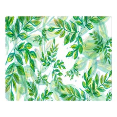 Leaves-37 Premium Plush Fleece Blanket (large) by nateshop