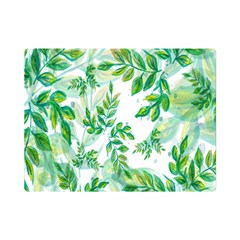 Leaves-37 Premium Plush Fleece Blanket (mini)