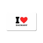 I love zachary Magnet (Name Card) Front