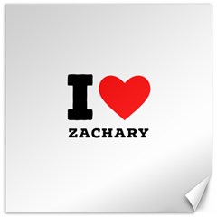 I Love Zachary Canvas 12  X 12  by ilovewhateva