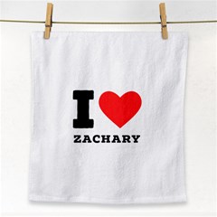 I Love Zachary Face Towel by ilovewhateva