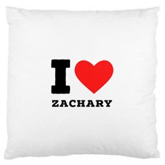 I Love Zachary Standard Premium Plush Fleece Cushion Case (one Side) by ilovewhateva