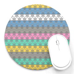 Ornamental 02 Round Mousepad by nateshop