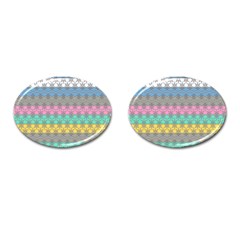 Ornamental 02 Cufflinks (oval) by nateshop