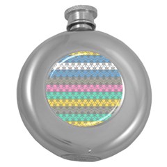 Ornamental 02 Round Hip Flask (5 Oz) by nateshop