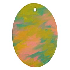 Paint-19 Oval Ornament (two Sides) by nateshop