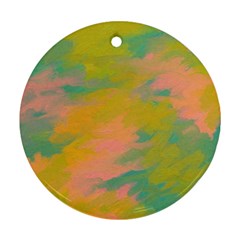 Paint-19 Round Ornament (two Sides) by nateshop