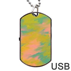 Paint-19 Dog Tag Usb Flash (two Sides) by nateshop