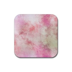 Pink-010 Rubber Coaster (Square)