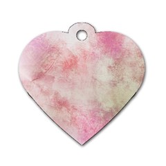 Pink-010 Dog Tag Heart (two Sides) by nateshop