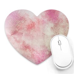 Pink-010 Heart Mousepad by nateshop