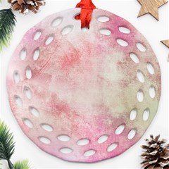 Pink-010 Ornament (round Filigree) by nateshop