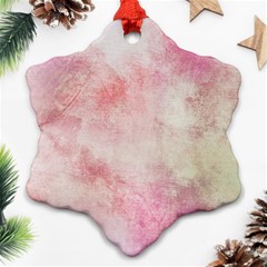 Pink-010 Snowflake Ornament (two Sides) by nateshop