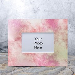 Pink-010 White Tabletop Photo Frame 4 x6 