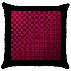 Red Throw Pillow Case (black) by nateshop