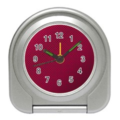 Red Travel Alarm Clock by nateshop